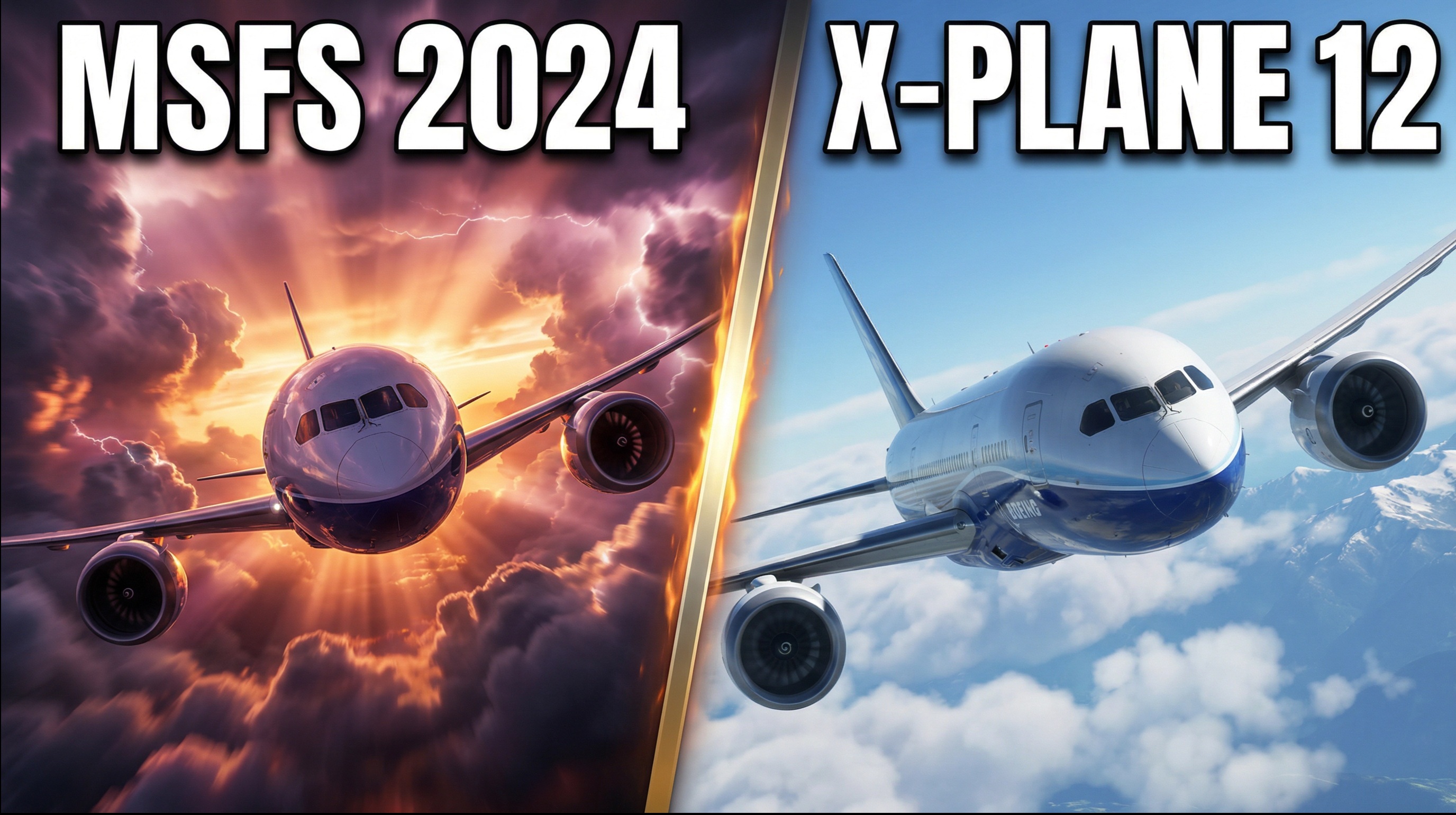 X-Plane 12 vs Microsoft Flight Simulator 2024: An Objective Comparison